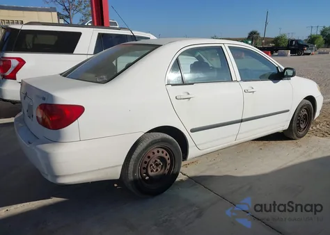 2003 Toyota Corolla Ce из США, поврежденный, VIN 1NXBR32E63Z140717
